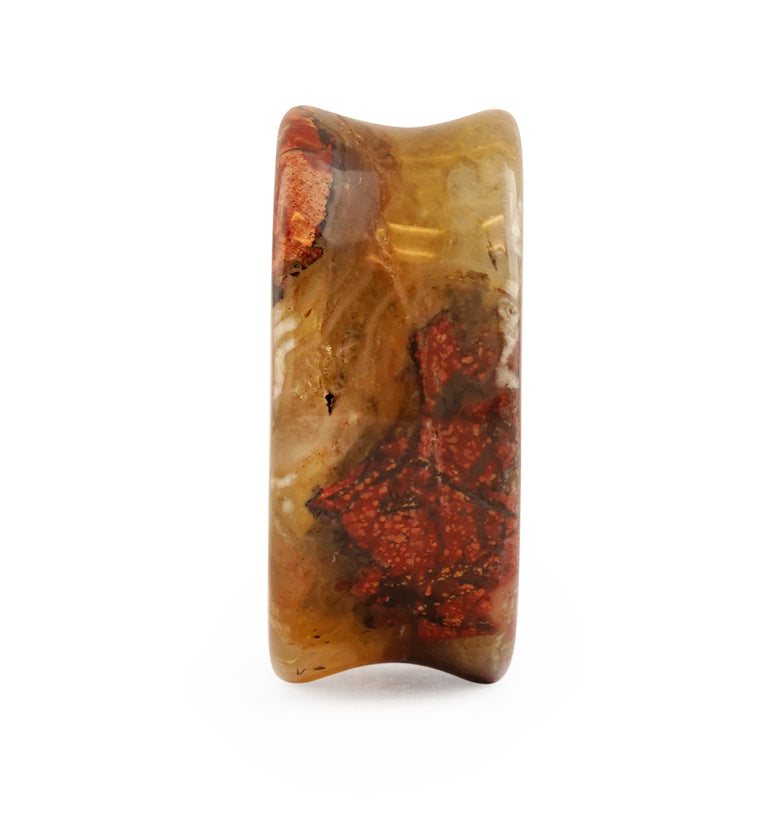 Red Brecciated Jasper Stone Plugs