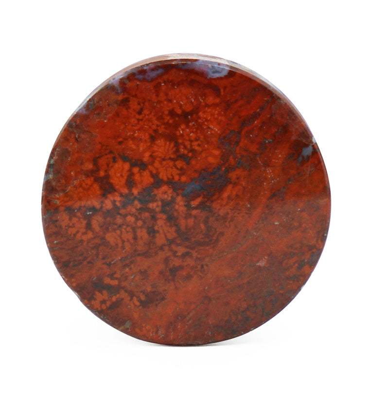 Grade A Red Moss Agate Stone Plugs