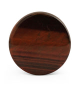 Red Tiger Eye Double Flare Stone Plugs