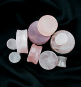 Rose Quartz Stone Plugs