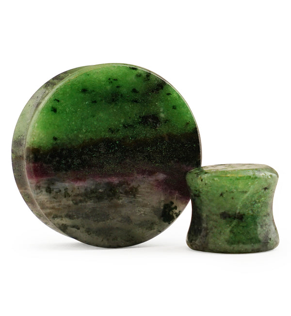 Ruby Zoisite Stone Plugs