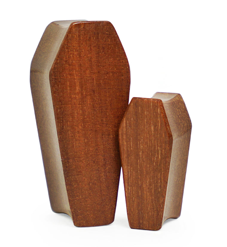 Saba Wood Coffin Plugs