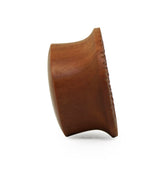 Score Saba Wood Mayan Flare Tunnel Plugs