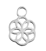 Flower Of Life Stainless Steel Charm