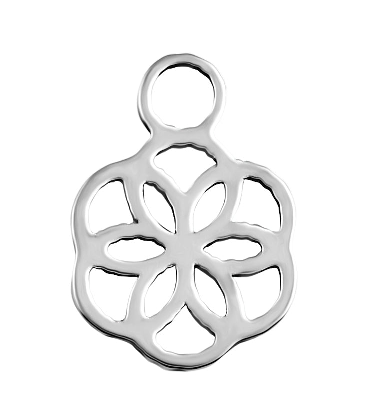 Flower Of Life Stainless Steel Charm