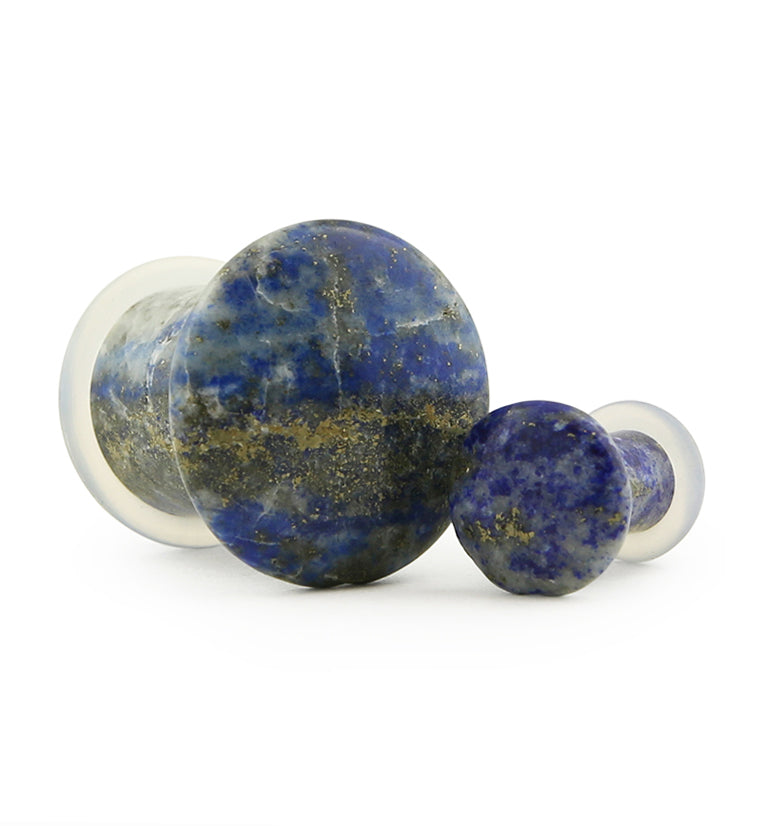 Lapis Lazuli Stone Plugs - Single Flare