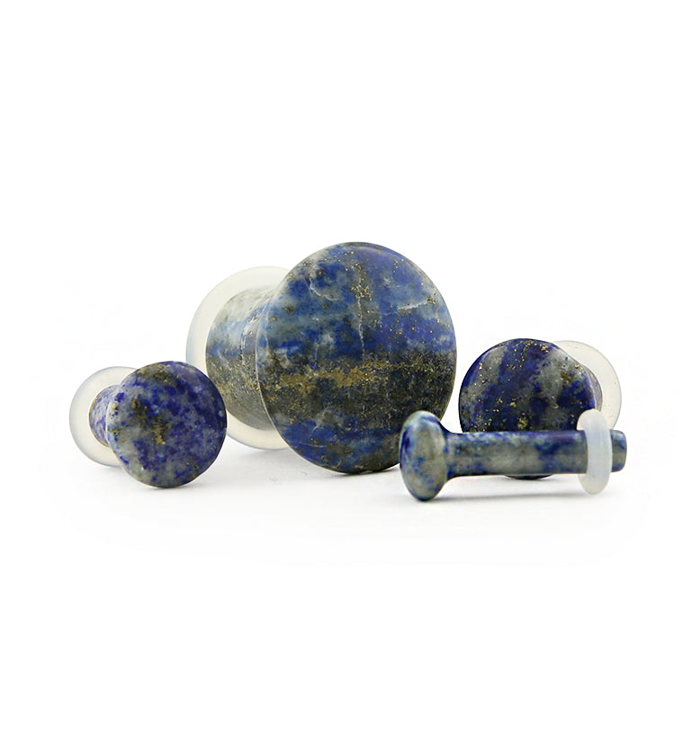 Lapis Lazuli Stone Plugs - Single Flare