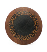 Single Flare Saba Wood Plugs with Coconut & Areng Inlay