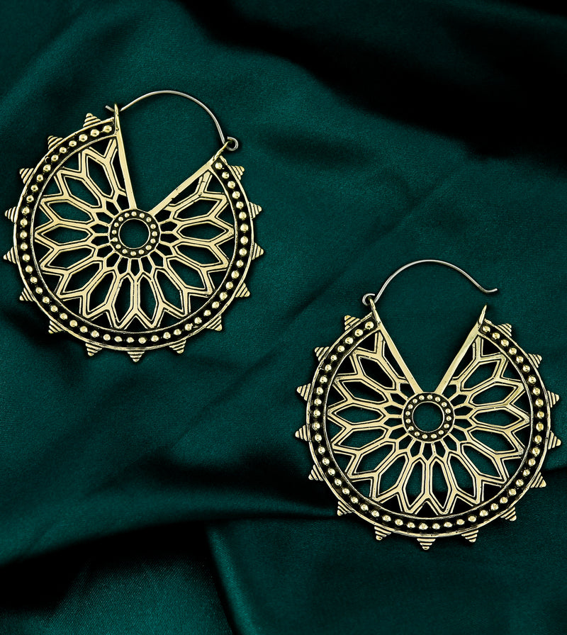 Solstice Brass Earrings - Hangers