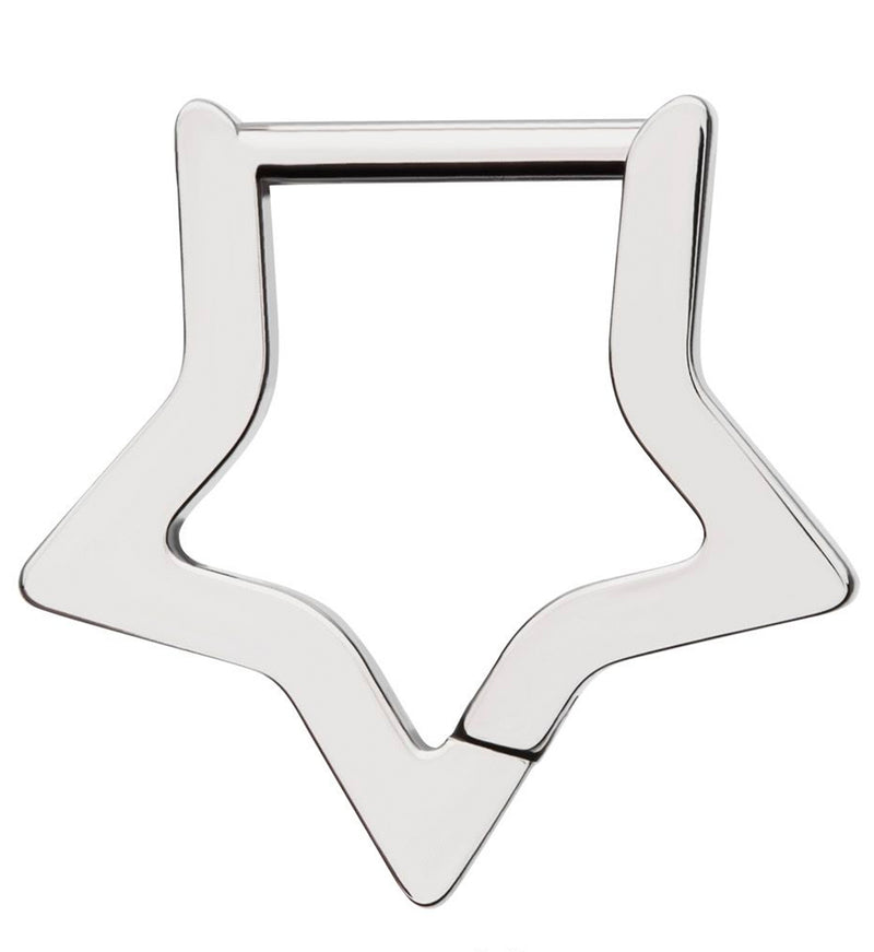 Star Frame Titanium Hinged Segment Ring