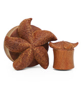 Starfish Saba Wood Plugs