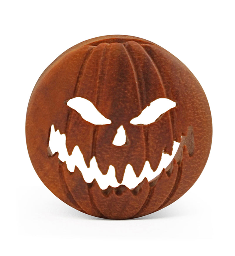 Stingy Jack Pumpkin Saba Wood Plugs