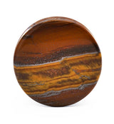 Tiger Eye Double Flare Plugs