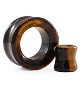 Tiger Eye Double Flare Tunnels