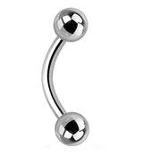 Internally Threaded Titanium Curved Barbell