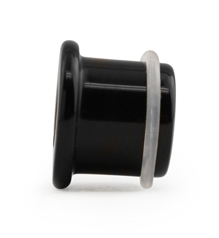 Obsidian Stone Single Flare Top Hat Tunnels