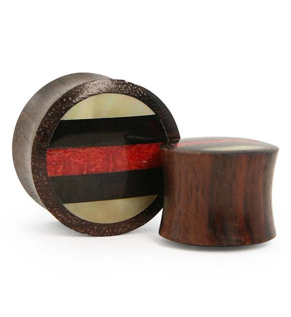 Triple Inlay Sono Wood Plugs