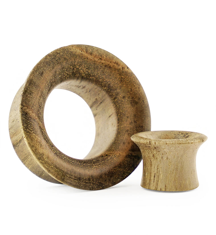 Waru Wood Mayan Flare Tunnel Plugs