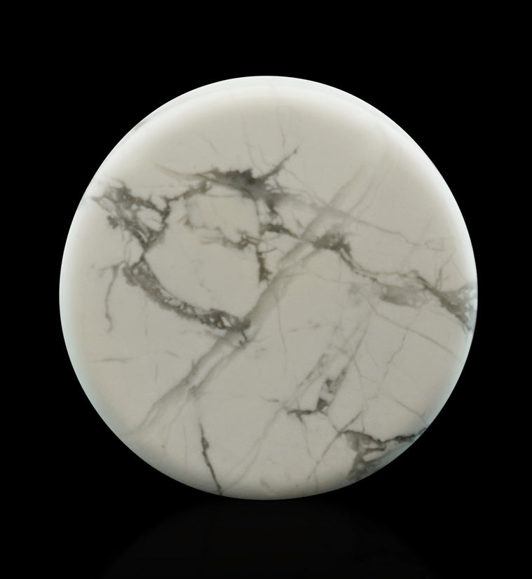 White Howlite Stone Plugs