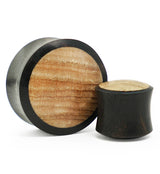 Areng Wooden Plugs with Indo Wood Inlay