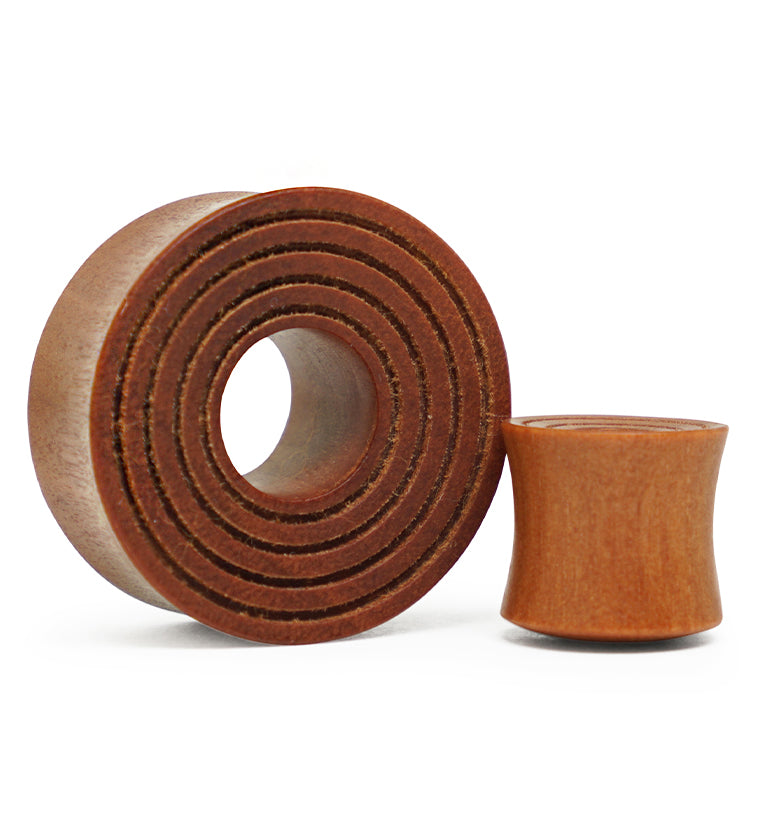 Saba Wood Ring Tunnels