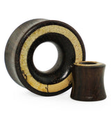 Sono Wood Tunnel Plugs With Tamarind Wood Inlay