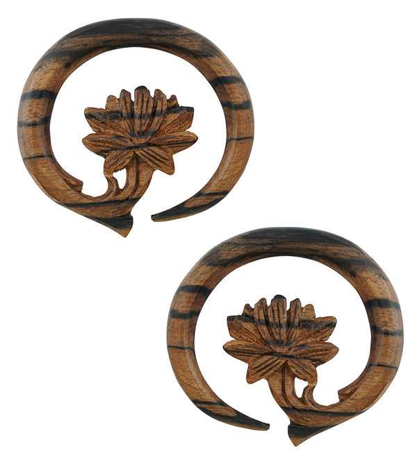 Wooden Water Lily Hoops