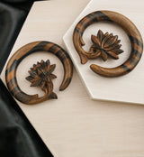 Wooden Water Lily Hoops