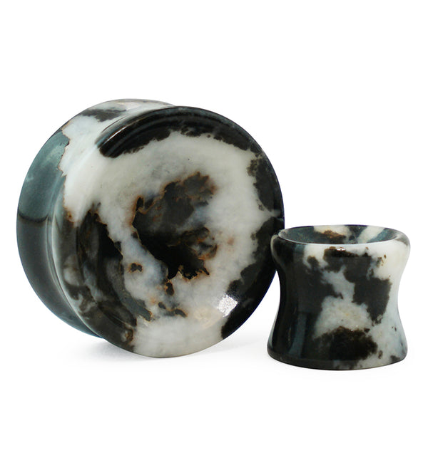 Zebra Jasper Stone Plugs