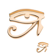 14kt Gold Eye of Ra Threadless Top