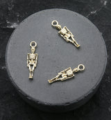 14kt Gold Skeleton Charm