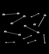 16G ASTM F-136 Titanium Internally Threaded Barbell