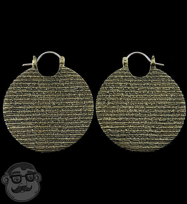 Static Brass Earrings / Weights