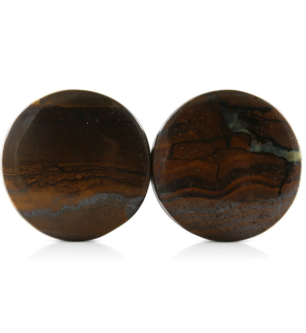 Boulder Opal Plugs 1 Inch (25mm) Version 7