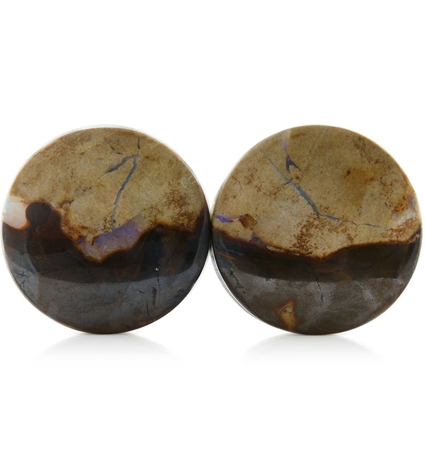 Boulder Opal Plugs 1 Inch (25mm) Version 9