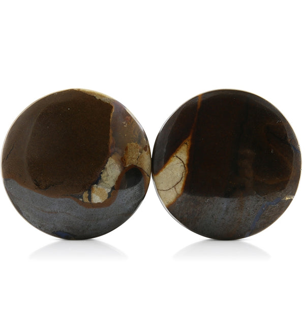 Boulder Opal Plugs 1 Inch (25mm) Version 12