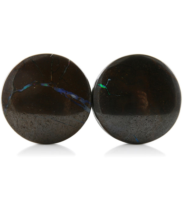 Boulder Opal Plugs 1 Inch (25mm) Version 15