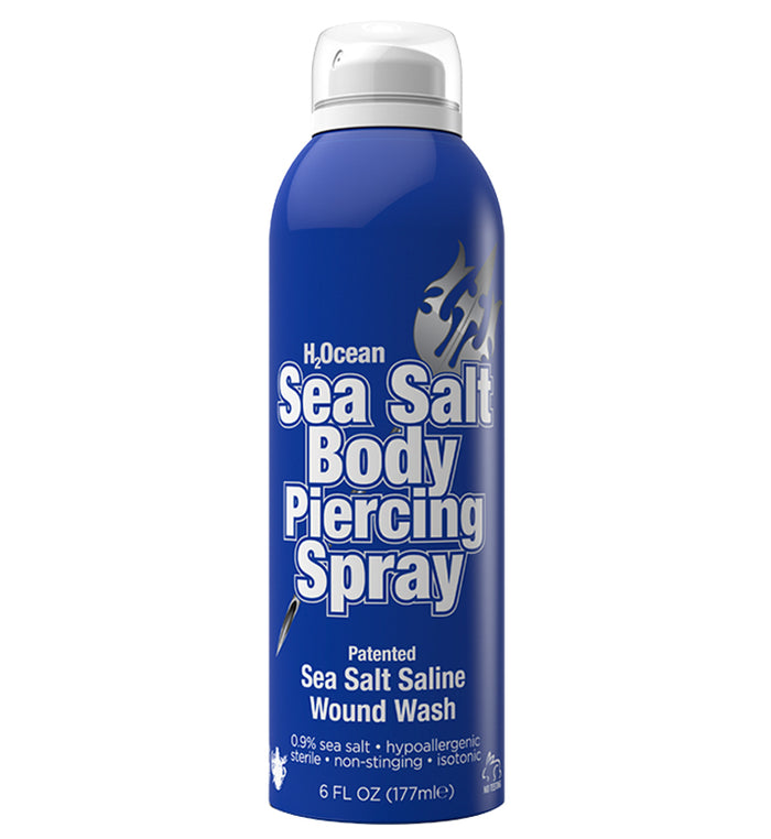 H2Ocean Sea Salt Body Piercing Spray UrbanBodyJewelry