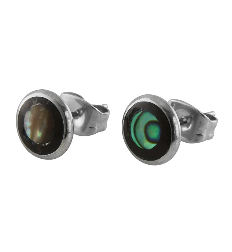 Abalone Stainless Steel Earrings