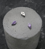 Adorn Amethyst CZ Internally Threaded Titanium Top