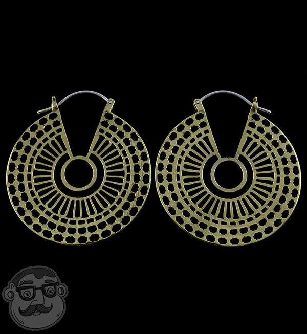 Analog Brass Earrings / Weights