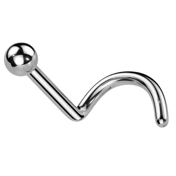 Ball Titanium Nose Screw UrbanBodyJewelry