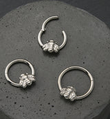 Bee Titanium Hinged Segment Ring