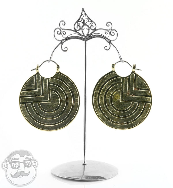 Verge Brass Earrings / Weights