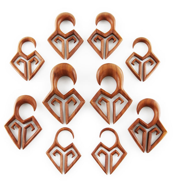 Camber Wooden Spiral Hangers