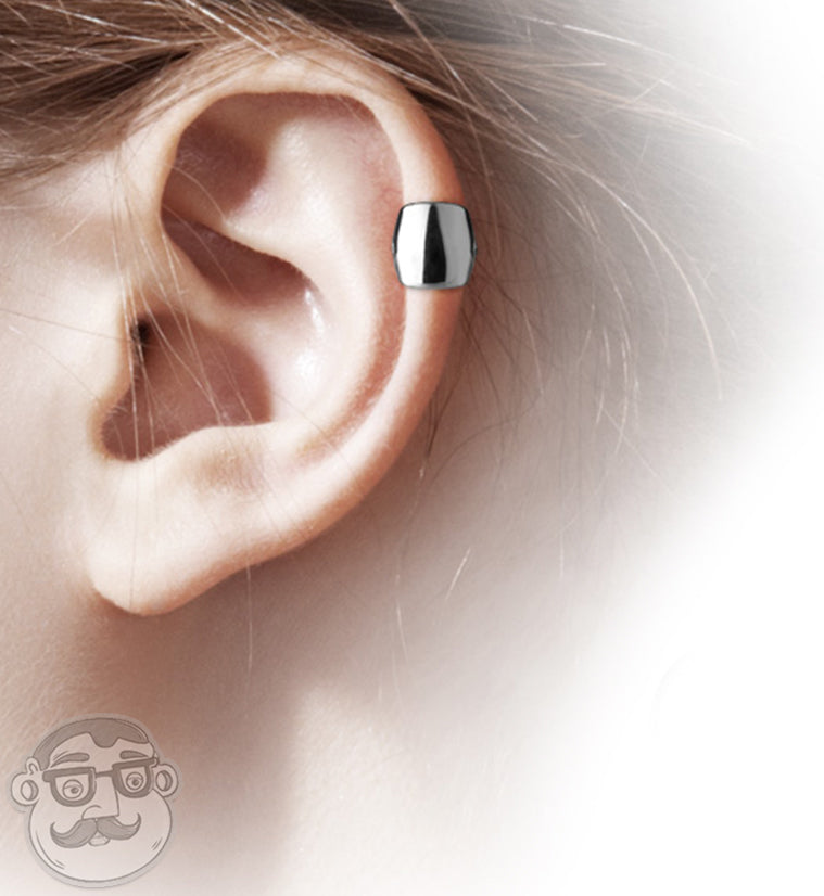 16G Simple Helix - Cartilage Shield Barbell