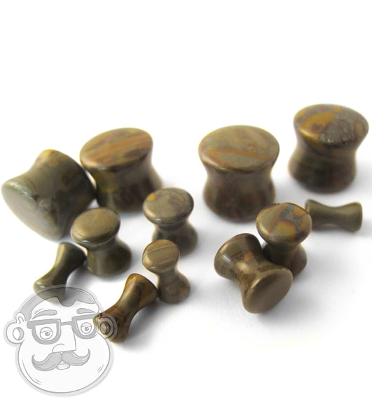 Chinese Jasper Stone Plugs