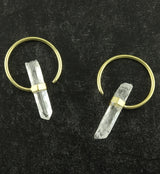 Lone Crystal Brass Ear Weights