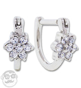 16G CZ Flower Tragus Clicker