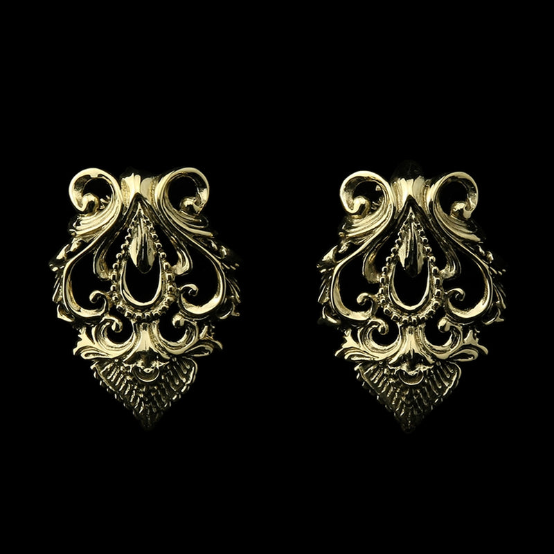 Gaudy Brass Ear Weights